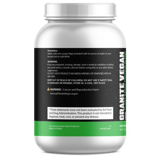Granite Vegan Plant Based Protein Blend - Chocolate (1.5lb)