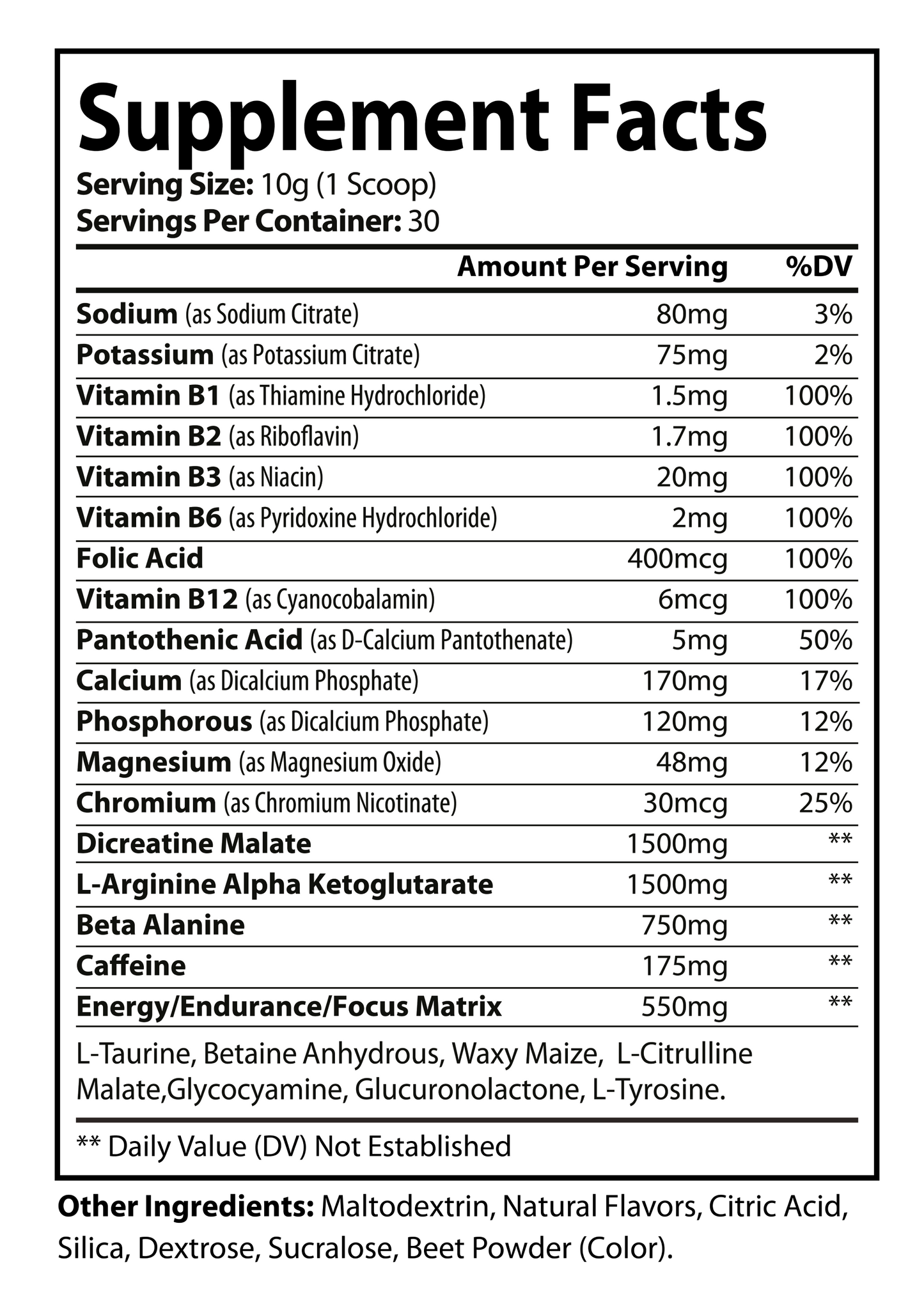 Avalanche - Pre-Workout - Watermelon