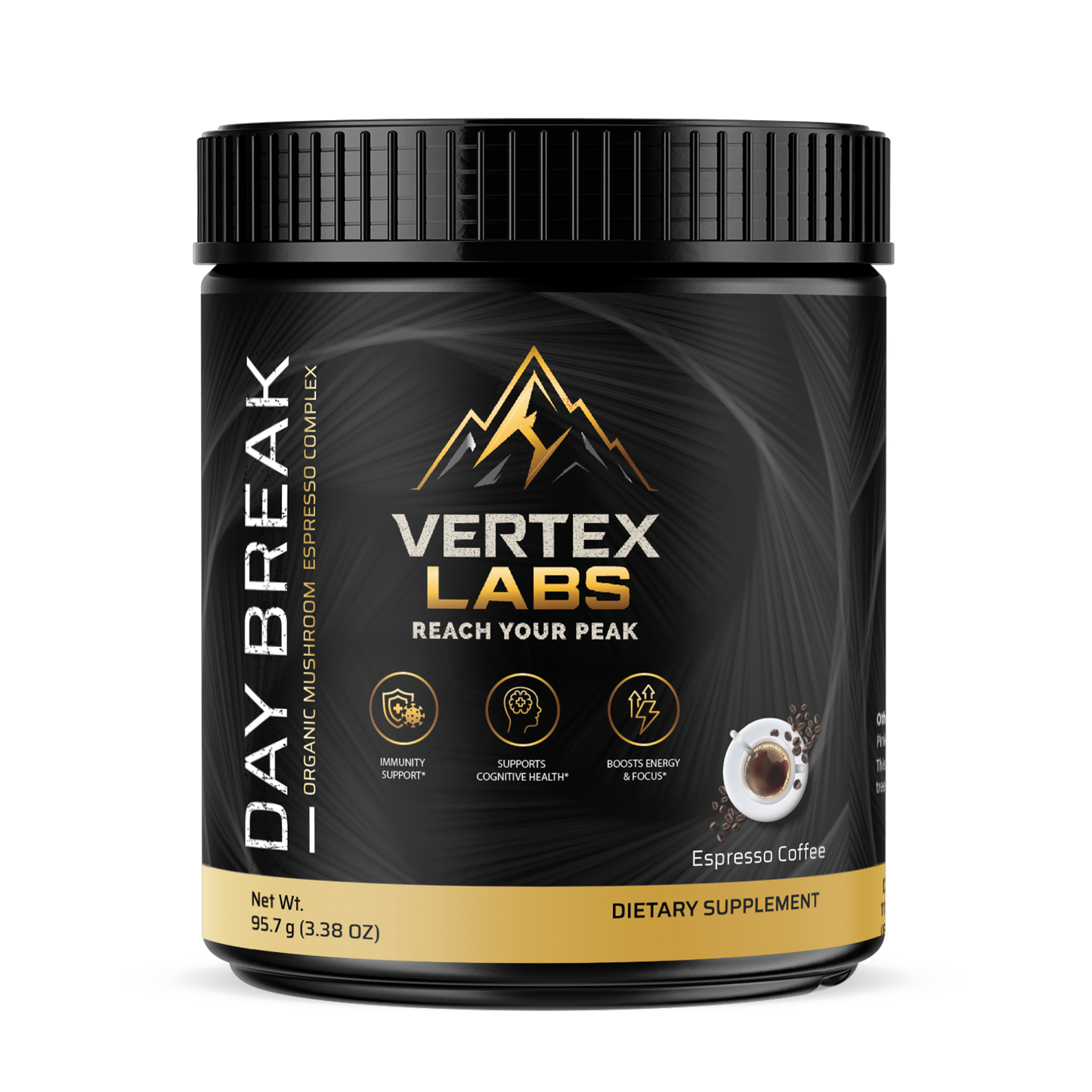 Daybreak Organic Mushroom Complex - Espresso Coffee