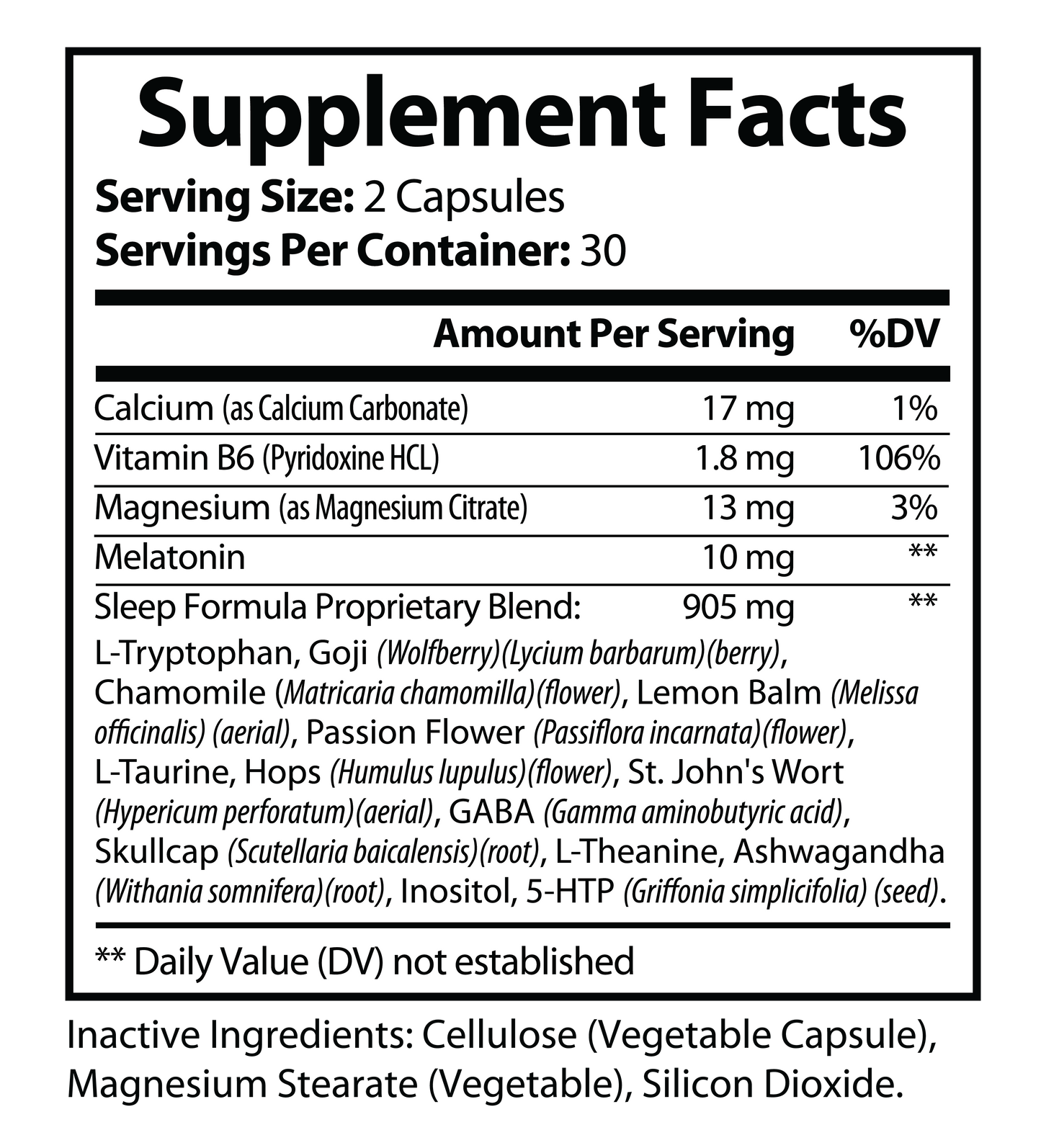 Dream Weaver Sleep Matrix