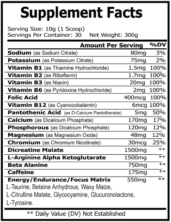 Avalanche - Pre-Workout