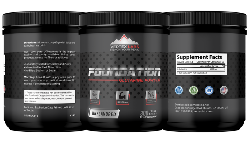 Foundation - L-Glutamine Powder