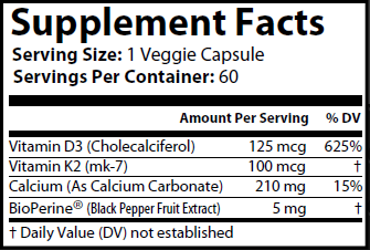 K2 & D3 Vitamin Blend